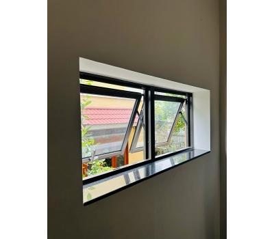 CỬA SỔ MỞ HẤT 2 CÁNH  NHÔM KÍNH TOSTEM 